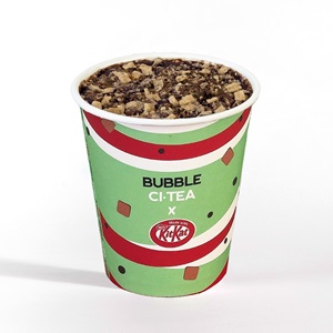 Made with KITKAT® Christmas Slushie